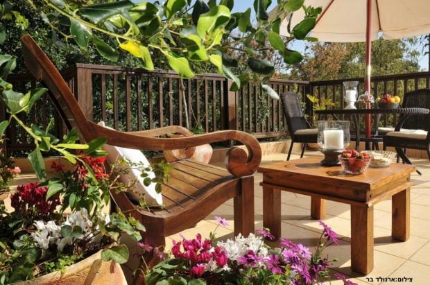 סוויטת החיים הטובים- מרפסת שמש אינטימית - Amirim Resort