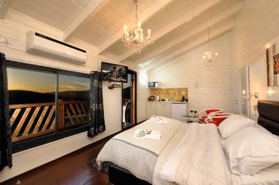 Cabine en bois luxueuse