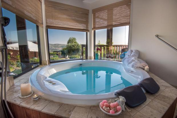 גקוזי מול הנוף בבקתות - מרגנית בגליל